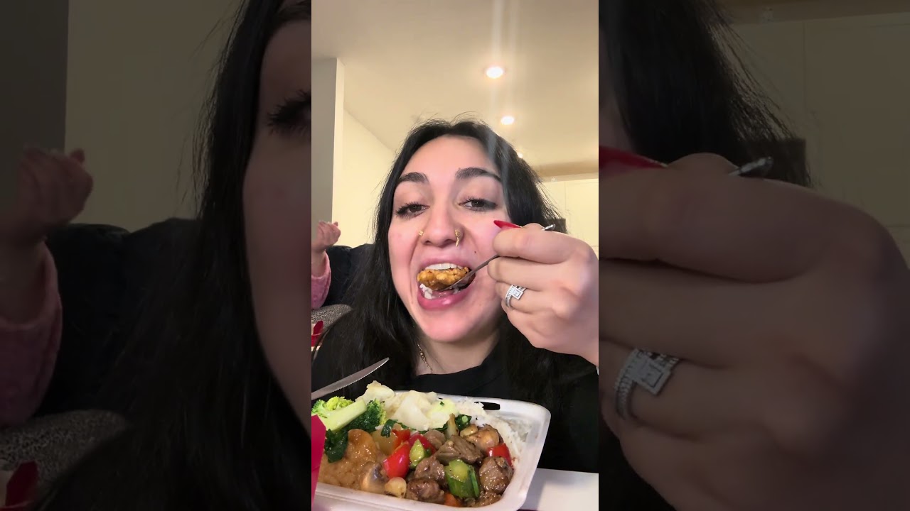 Panda Express mukbang 