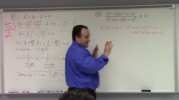 Math 121-004: nonlinear inequalities, absolute value equations and inequalities, 9-8-22 part 1