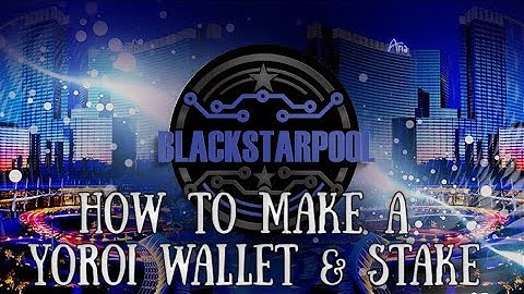 How to Start a Yoroi web wallet from Emurgo for the cardano block-chain