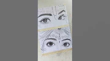 Radha Rani Eyes Drawing 🎨 radha krishan eyes #art #radhakrishna #drawing #sanjuarts