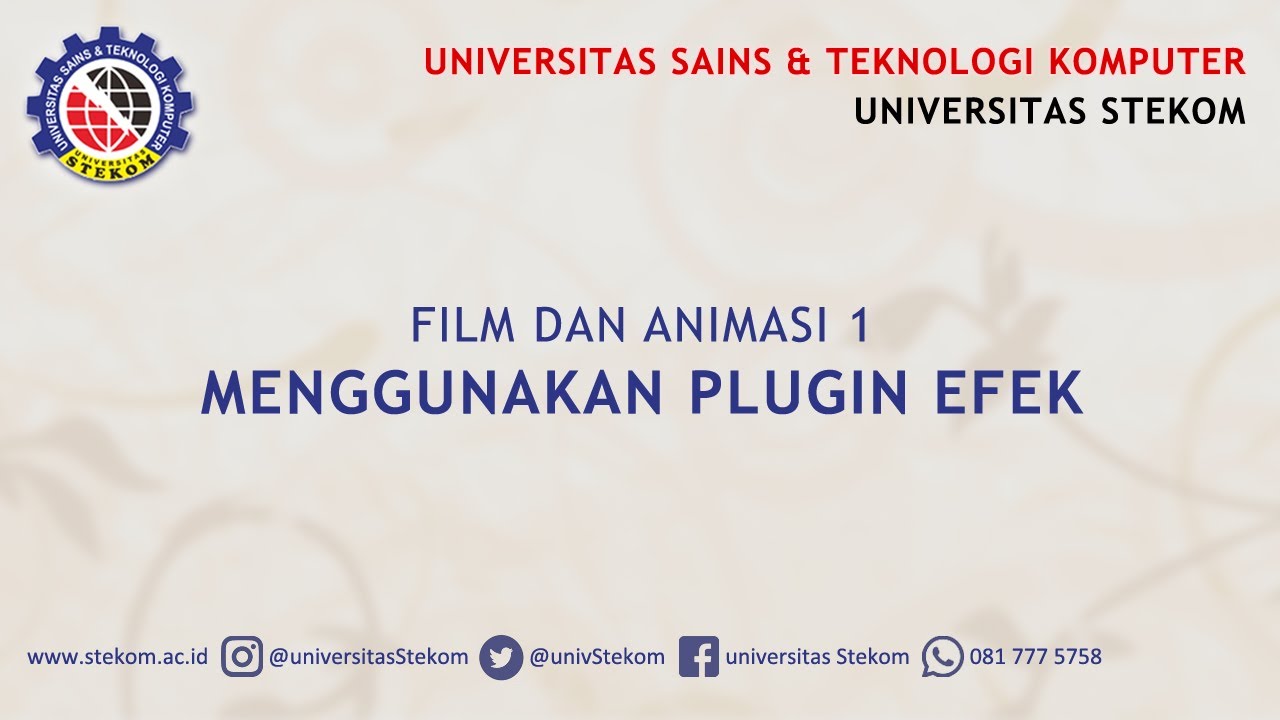 FA1 14 Plugin Efek Di After Effect CS6 Kuliah Online Universitas fa1 14 plugin efek di after effect cs6 kuliah online universitas