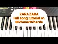 Zara Zara Behekta Hai Song | Piano tutorial | Piano Notes | Piano Online #piano #rhtdm