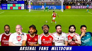 The Penalty Shootout That Broke Arsenal Fans 💔 | PSG 4-3 Arsenal