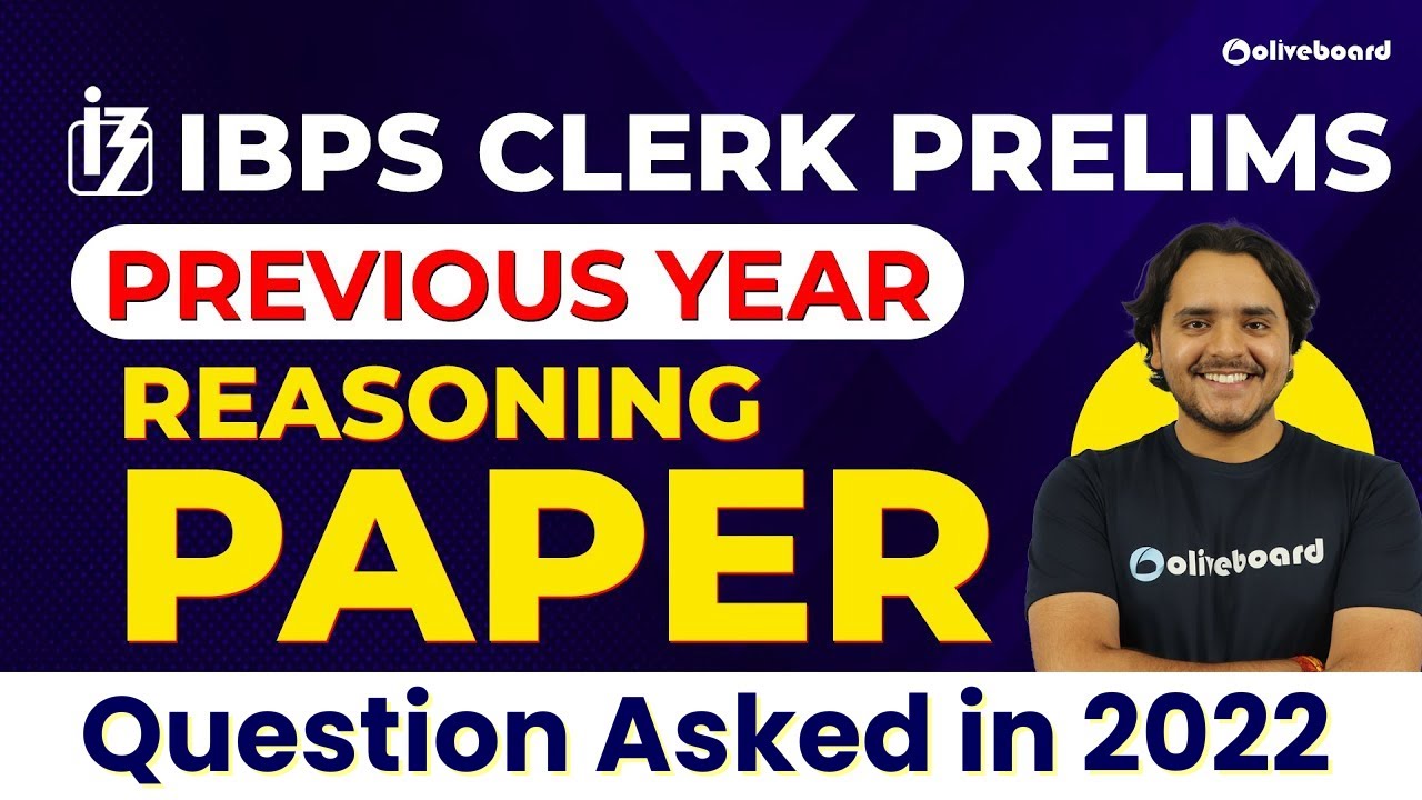 IBPS Clerk Prelims Reasoning Memory Based Paper 2022 | IBPS Clerk ...