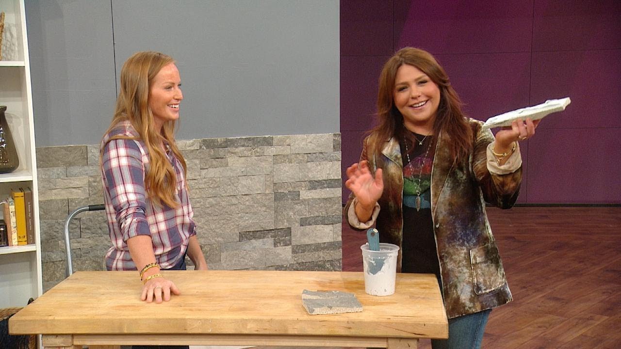 Bored of Wallpaper? Dress Up Your Wall With Faux Stone Instead! | Rachael Ray Show