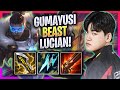 Gumayusi is a beast with lucian  t1 gumayusi plays lucian adc vs ezreal  season 2024