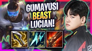 GUMAYUSI IS A BEAST WITH LUCIAN! - T1 Gumayusi Plays Lucian ADC vs Ezreal! | Season 2024