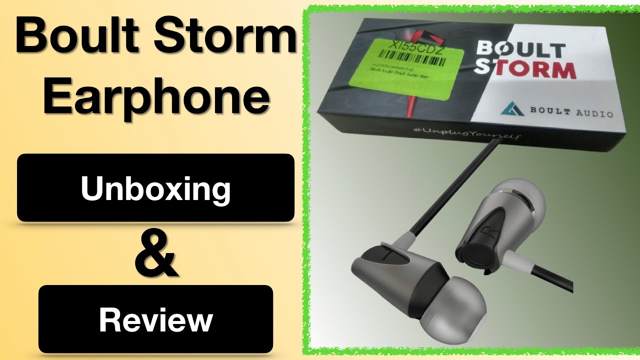 Boult storm earphones | Boult storm earphone unboxing | Boult Storm