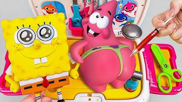 ASMR SpongeBob 2025🥰Best Satisfying Unboxing PATRICK STAR & SPONGEBOB Doctor Toys,패트릭 스타 닥터 장난감