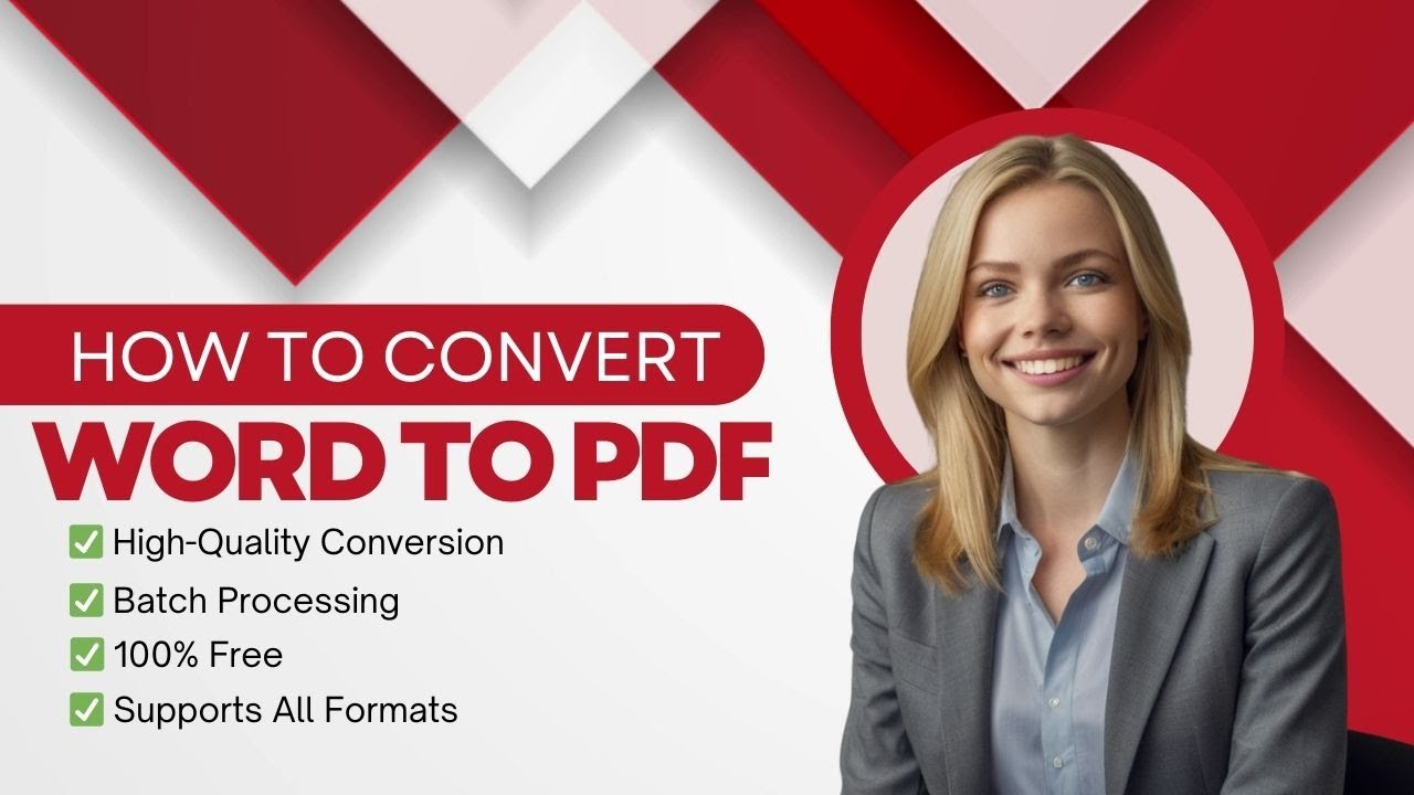 How to Convert Word to PDF Format | free Word to PDF Converter Online ...