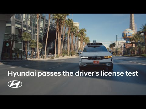 IONIQ 5 robotaxi – Hyundai passes the driver's license test