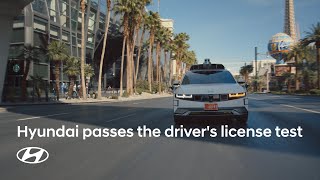 IONIQ 5 robotaxi - Hyundai passes the driver's license test