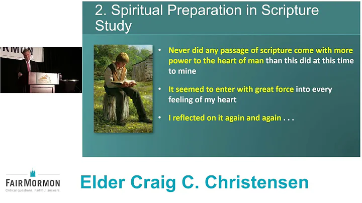 Foundations of Our Faith  - Elder Craig C. Christe...