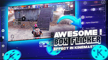 ⚡Awesome! Beat - Box Flicker Effect in Kinemaster | New montage Effect in kinemaster |