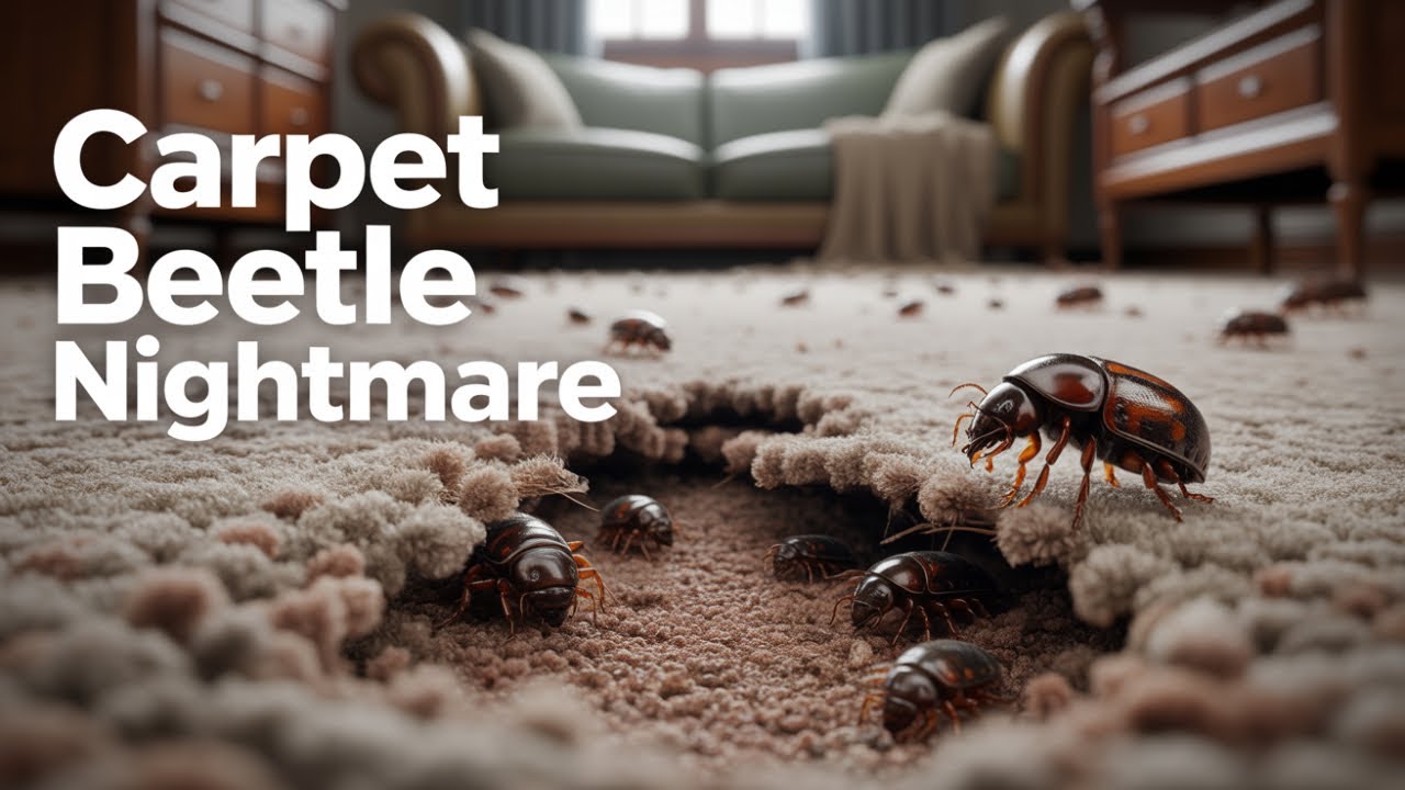 خنافس السجاد في المنزل لا تتجاهلها ! Carpet beetles