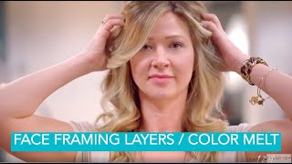 FACE FRAMING LAYERS // COLOR MELT // MODERN SHAG // ROOT SMUDGE // SALON 124 GROUP