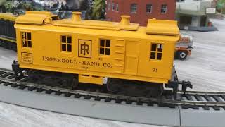 HO Scale Model Train  Roundhouse Ingersoll-Rand Box Cab Diesel 91super slow VINTAGE TEST drive