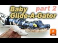 Finishing up baby alligator glideagator topwater fishing lure