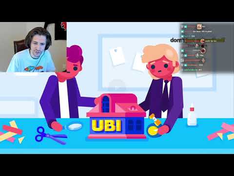xQc Reacts to Universal Basic Income Explained – Free Money for Everybody? UBI | Kurzgesagt