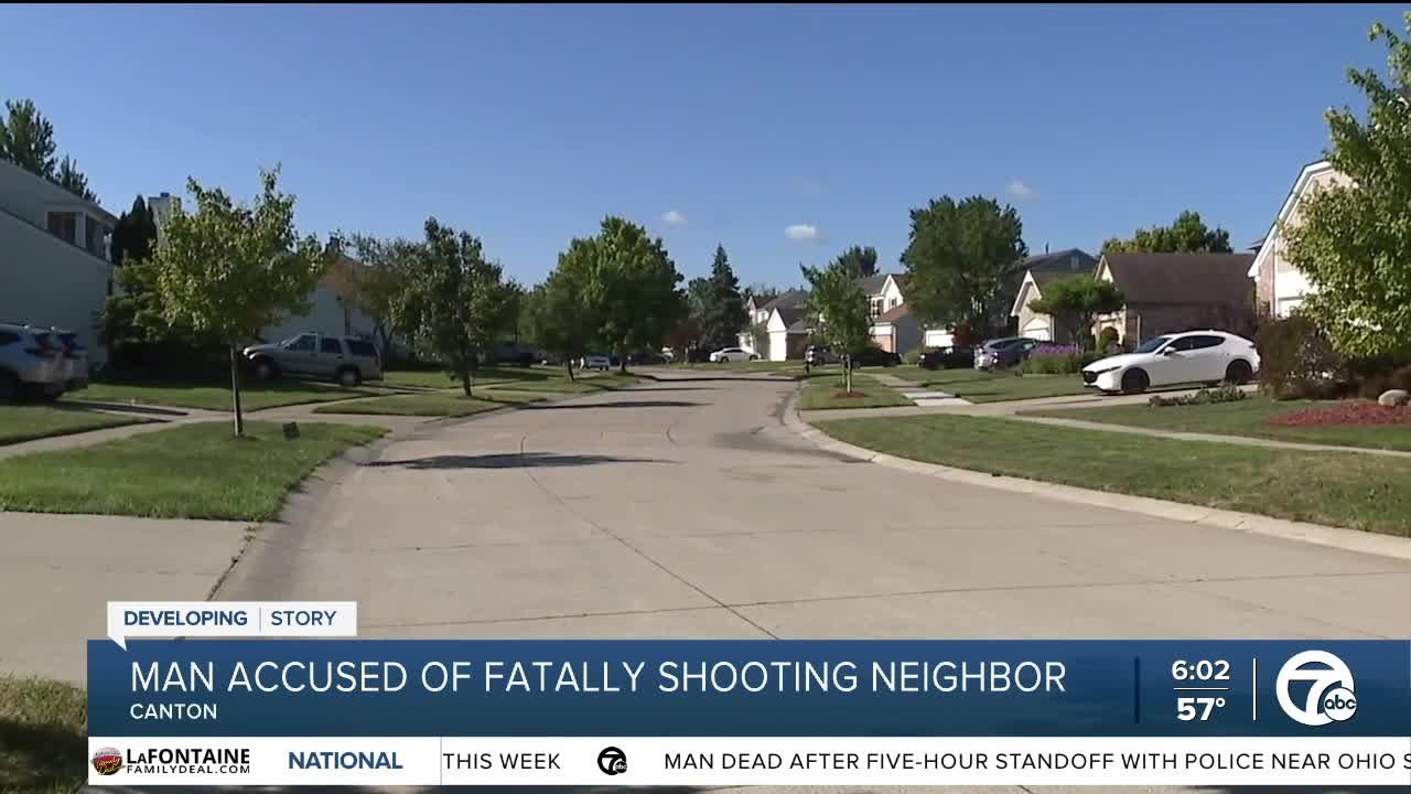 Man accused of fatally shooting neighbor in Canton - YouTube