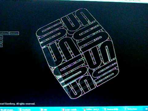 Mouse Interactive 3D Rotations, Sun cube