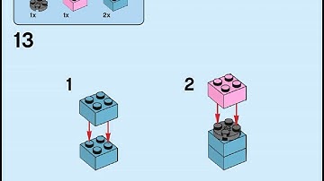 BUILDING INSTRUCTIONS FOR LEGO MERCHANDISE DONALD DUCK   40377