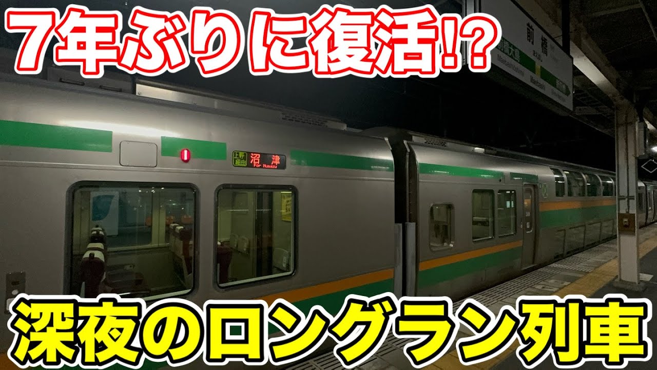 【7年ぶりのダイ復活⁉︎】JR東日本最長の普通列車を乗り通してみた