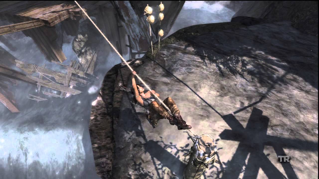 Tomb Raider -  Zipline Fail