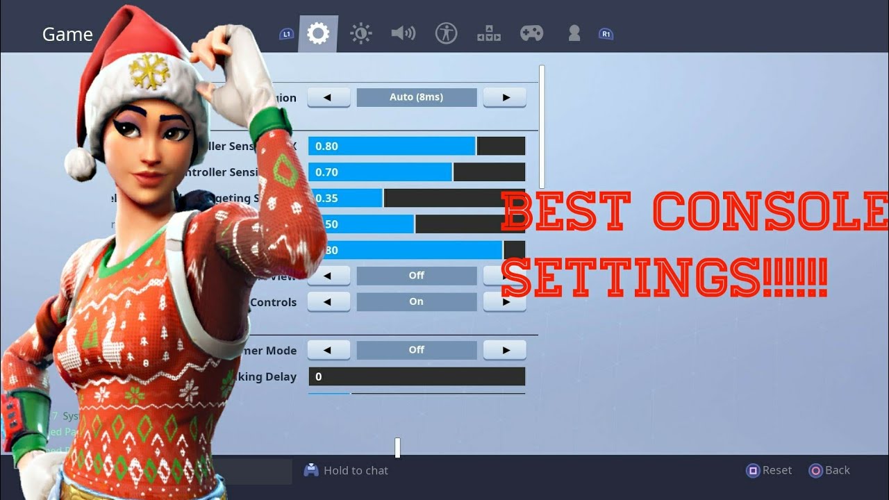 Fortnite aimbot settings xbox