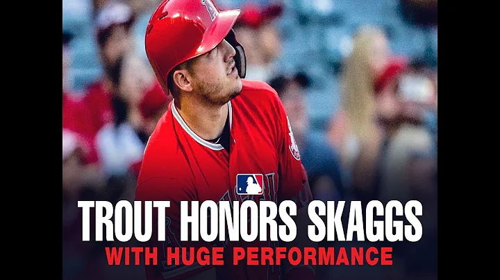 Mike Trout honors Tyler Skaggs with an incredible ...