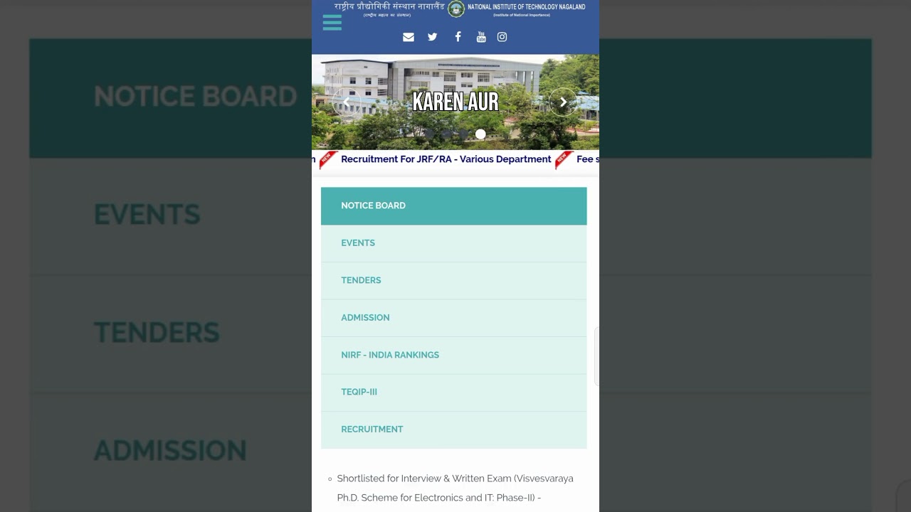 NIT Nagaland PhD Admission 2025-26 with Fellowship Eligibility, Fees, Last Date and How to Apply