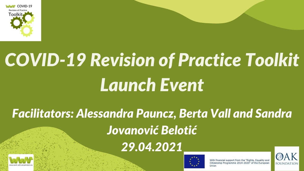 COVID-19 Revision of Practice Toolkit Launch Event