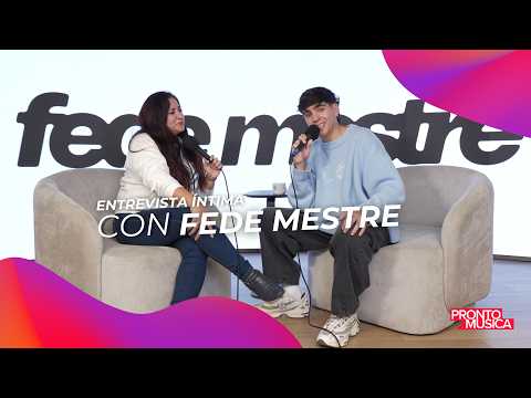 FEDE MESTRE on Pronto Música: "I like having a broken heart to write better"