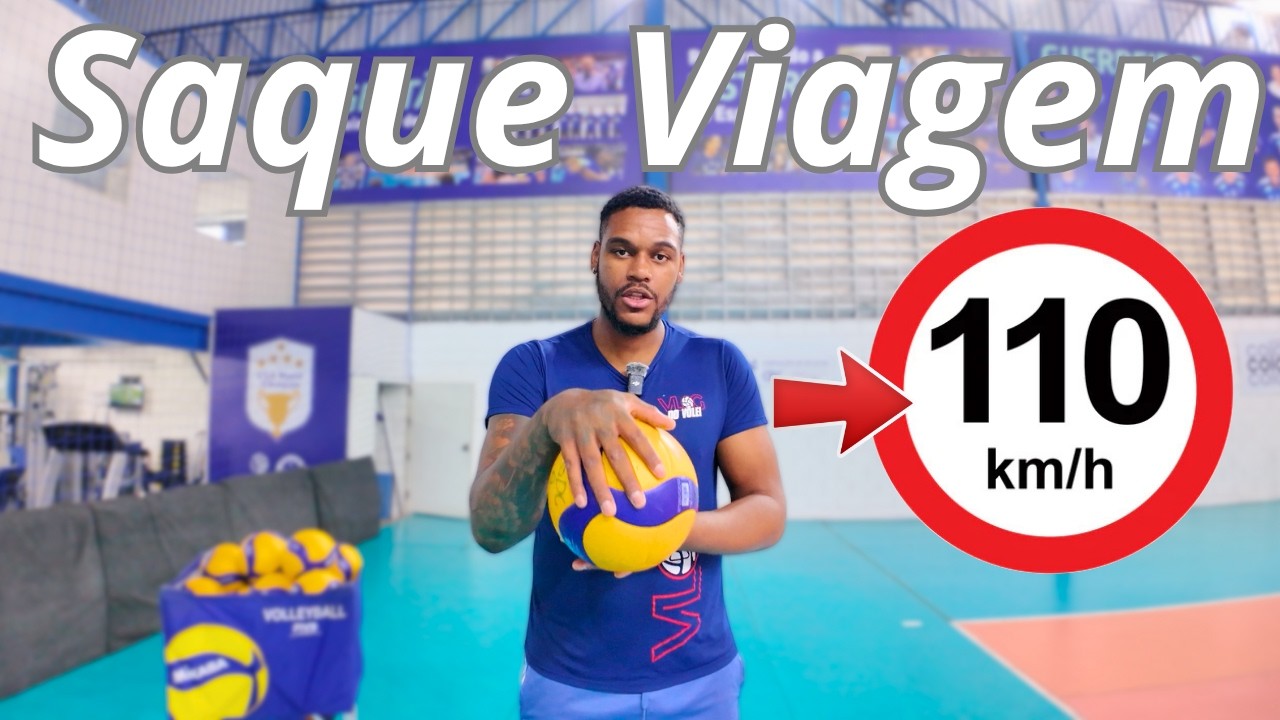 COMO MELHORAR SEU SAQUE VIAGEM NO VÔLEI EM 5 MINUTOS! 🔥