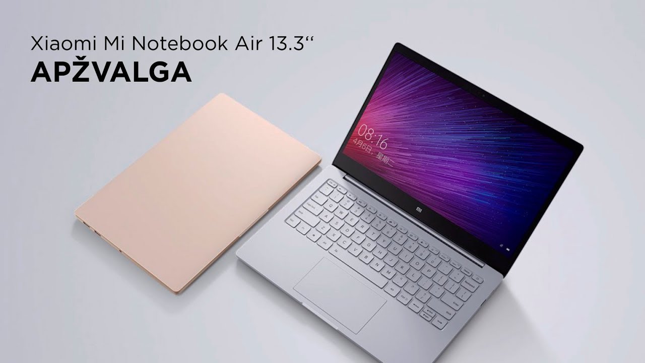 Xiaomi Mi Notebook Air 13.3''“ – „MacBook Air“ klonas? APŽVALGA