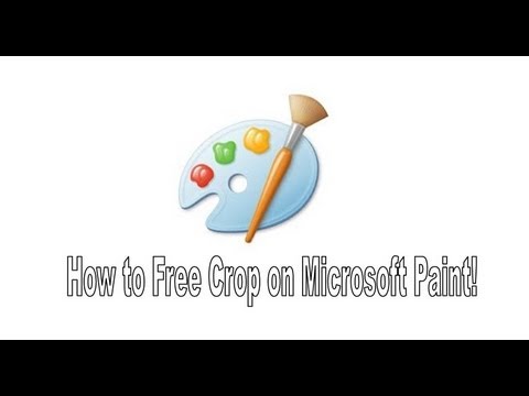 Comment Free Crop sur Microsoft Paint!