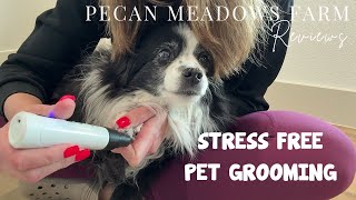 Heusom Silent Groom Pro Pet Nail Grinder | Quiet, No-Stress Nail Trimming for Sensitive Dogs & Cats screenshot 5