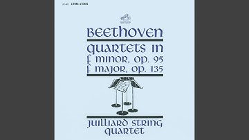 String Quartet No. 11 in F Minor, Op. 95 "Serioso": II. Allegretto ma non troppo