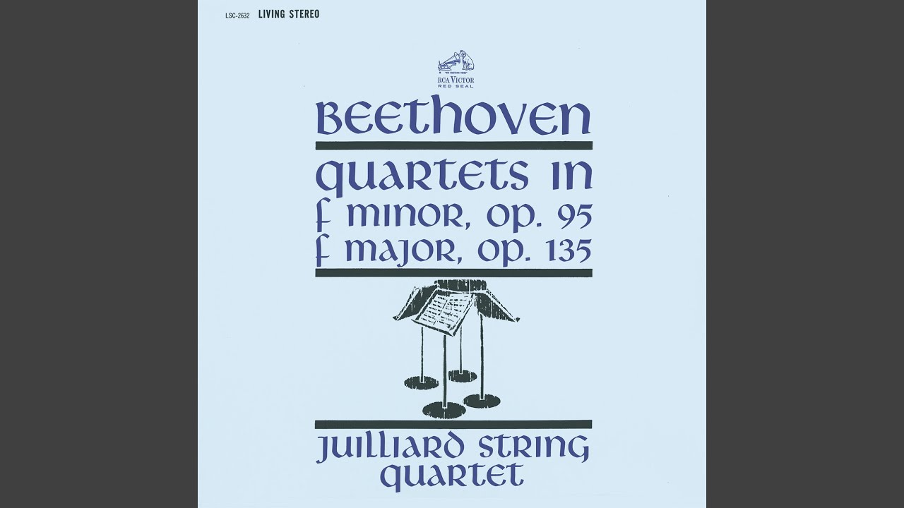 Assista a String Quartet No. 11 in F Minor, Op. 95 "Serioso": II. Allegretto ma non troppo no YouTube