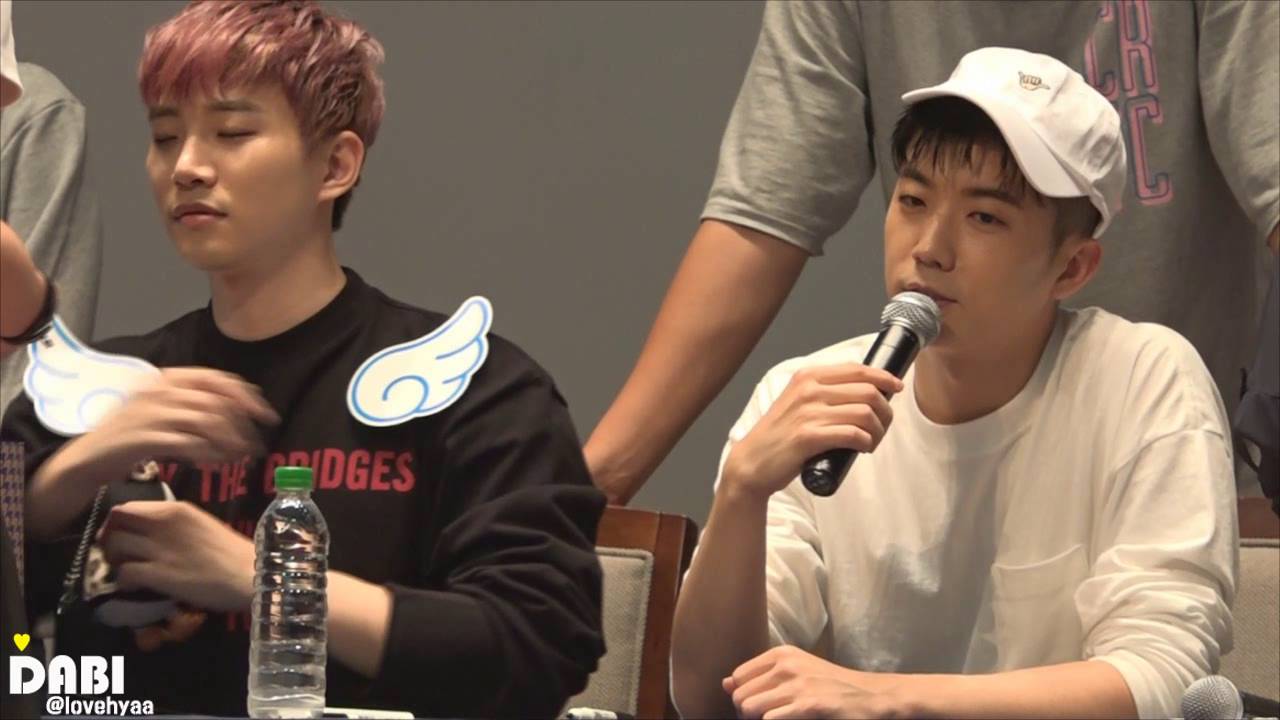 160929 신촌M2U 2PM팬싸인회 멘트 (우영 focus)