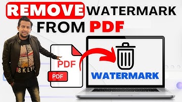 How to Remove Watermark from PDF File | Watermark Remover from PDF