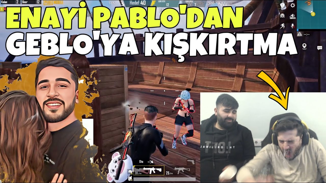 ENAYİ PABLO YÜZÜNDEN ORUCUM BOZULDU! CEZALI VS. GEBLO'YA KIŞKIRTMA! -PUBG MOBİLE