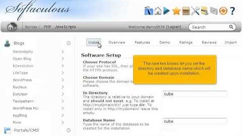 Zap5 Networks - How to install Cube Cart from Softaculous