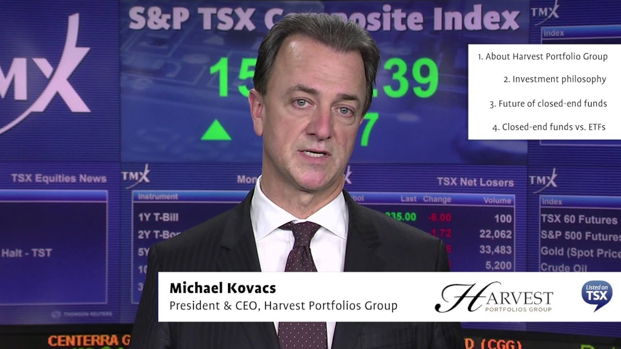 Michael Kovacs, President & CEO, Harvest Portfolios Group
