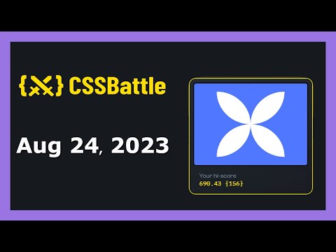 CSS Battle Solution | Daily Targets - 24th August 2023 | CSS3 | CSS Challenge