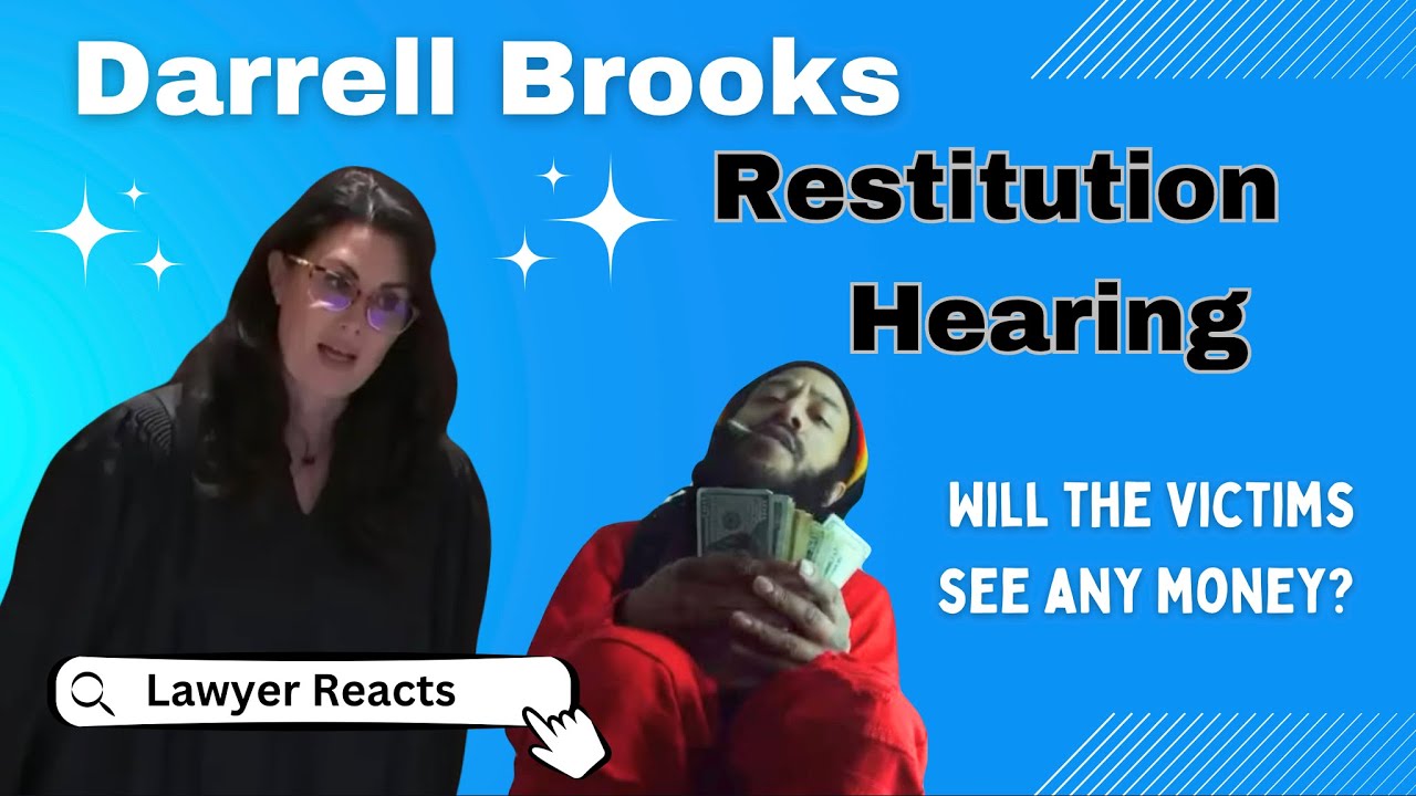 Darrell Brooks RESTITUTION hearing From jail wages to a movie deal