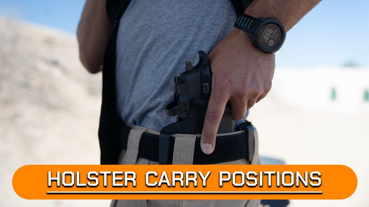 Pros & cons of different holster carry positions YouTube
