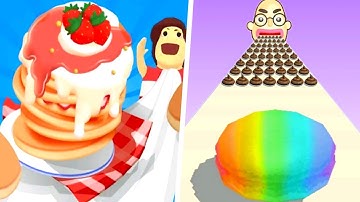 Sandwich Runner | Pancake Run - All Levels Gameplay Mobile Android, iOs
