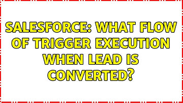 Salesforce: What flow of trigger execution when lead is converted? (2 Solutions!!)