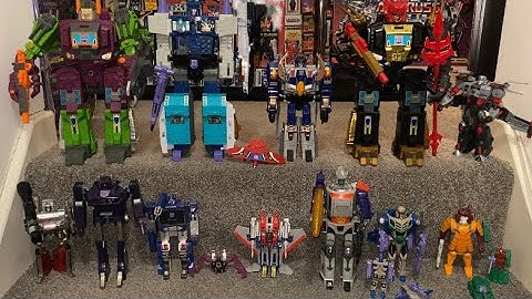 Transformers generation one complete decepticon leader toy collection. G1 movie comics Japanese lot